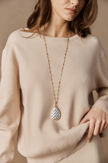 Tala Pendant Necklace - Silver
