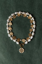 San Necklace - Pearl Coin