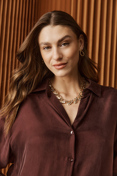 Tala Link Necklace - Gold