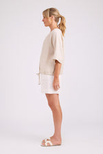 Studio Button Jacket/Top - Tusk
