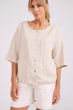 Studio Button Jacket/Top - Tusk