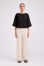 Studio Button Jacket/Top - Black