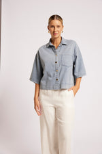 Roam Shirt from Eb+Ive - Denim