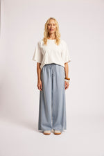 Roam Wide Leg Denim Pant from Eb+Ive - Denim