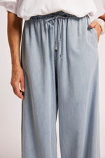 Roam Wide Leg Denim Pant from Eb+Ive - Denim
