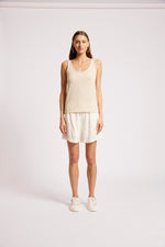 Casa Striped Tank from Eb+Ive - Dune/White