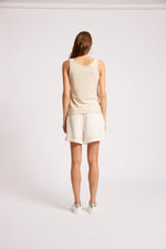 Casa Striped Tank from Eb+Ive - Dune/White