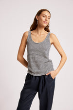 Casa Striped Tank from Eb+Ive - Indigo/White