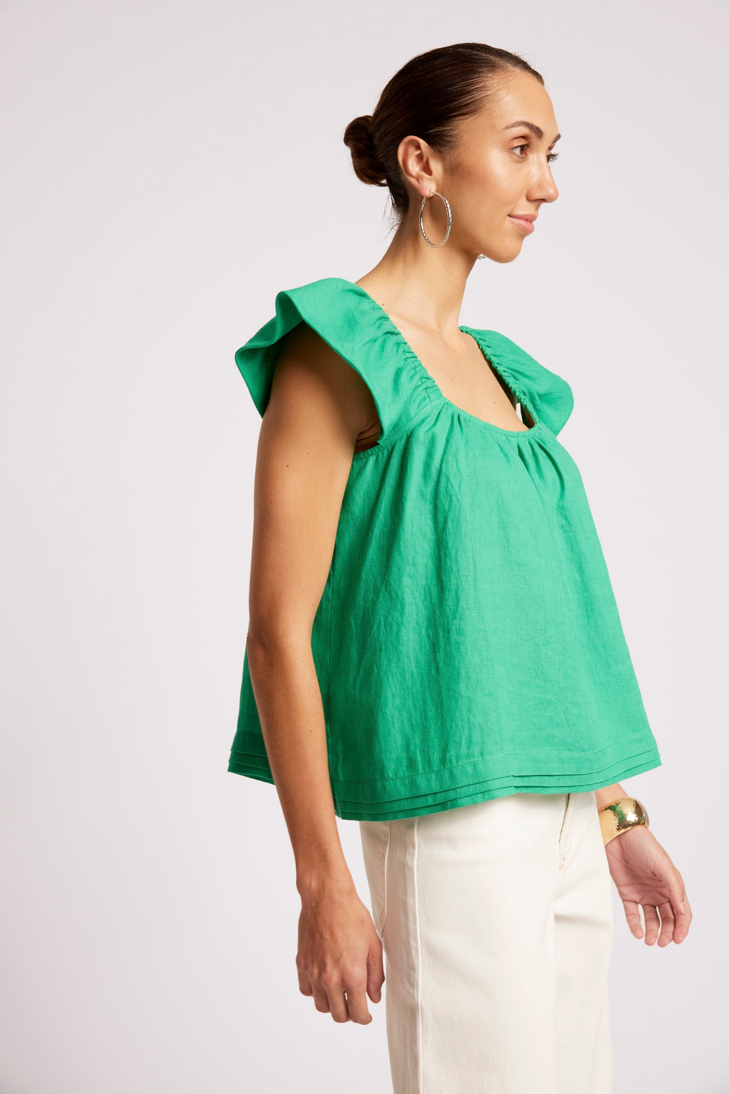 Cove Top from Eb+Ive - Jade colour