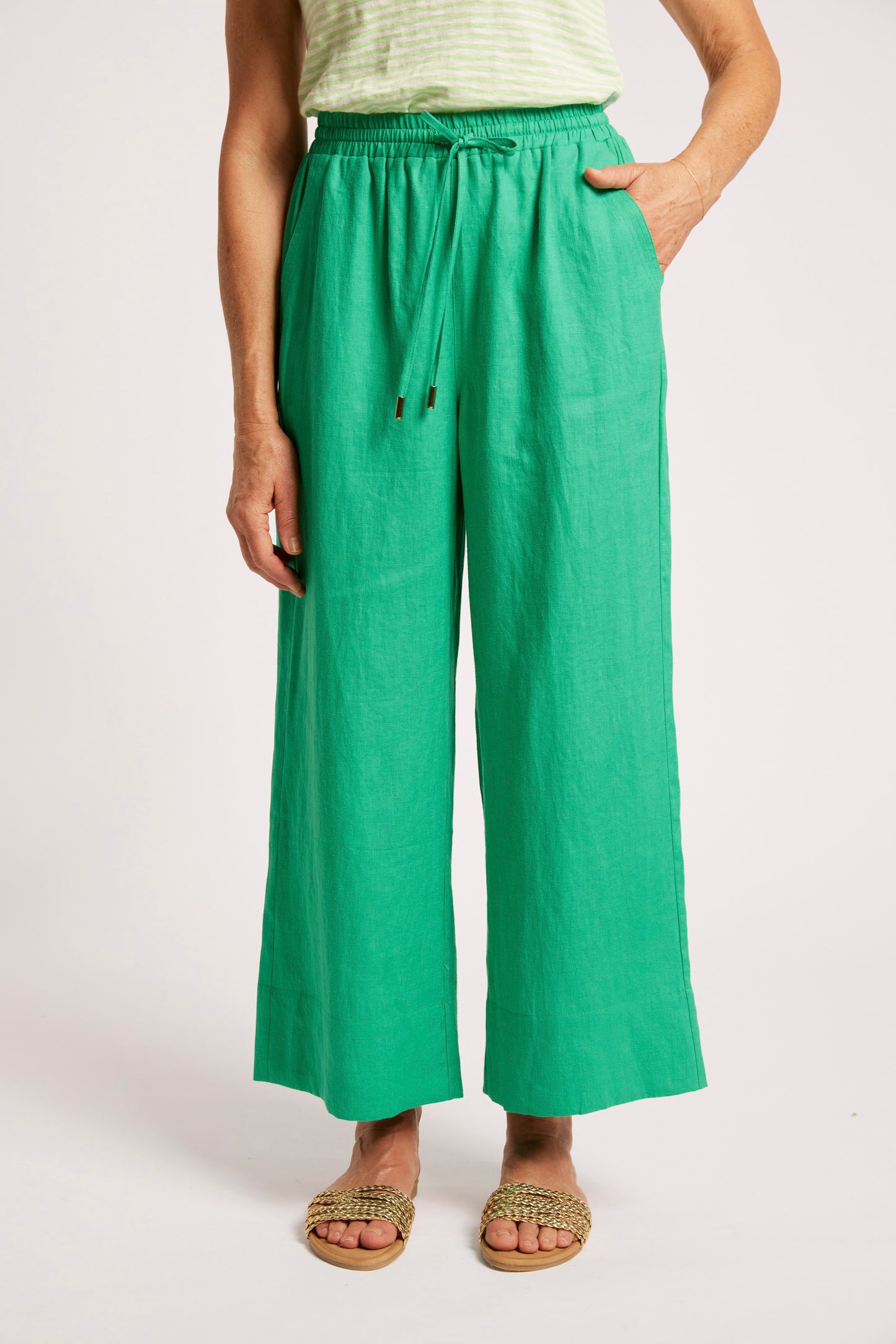 Cove Relaxed Pant from Eb+Ive - Jade