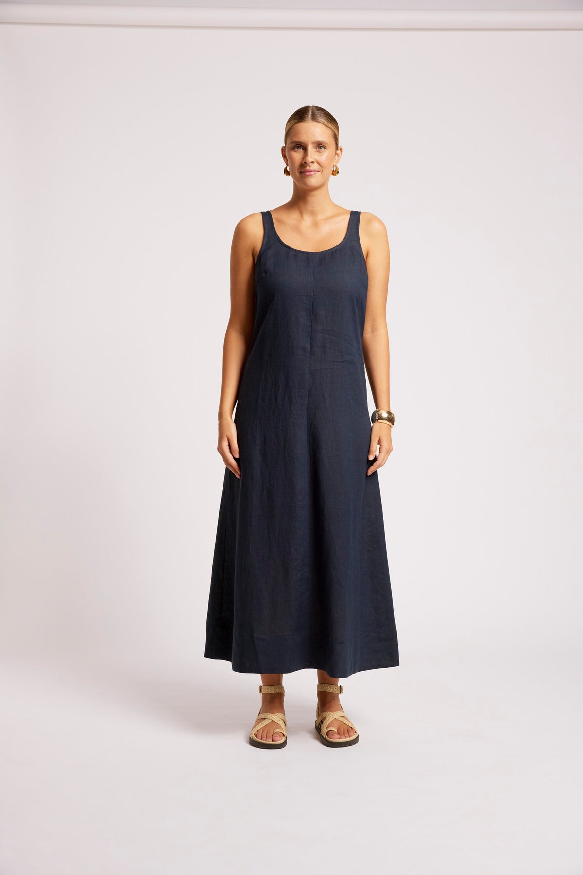Cove Tank Maxi Dress from Eb+Ive - Indigo