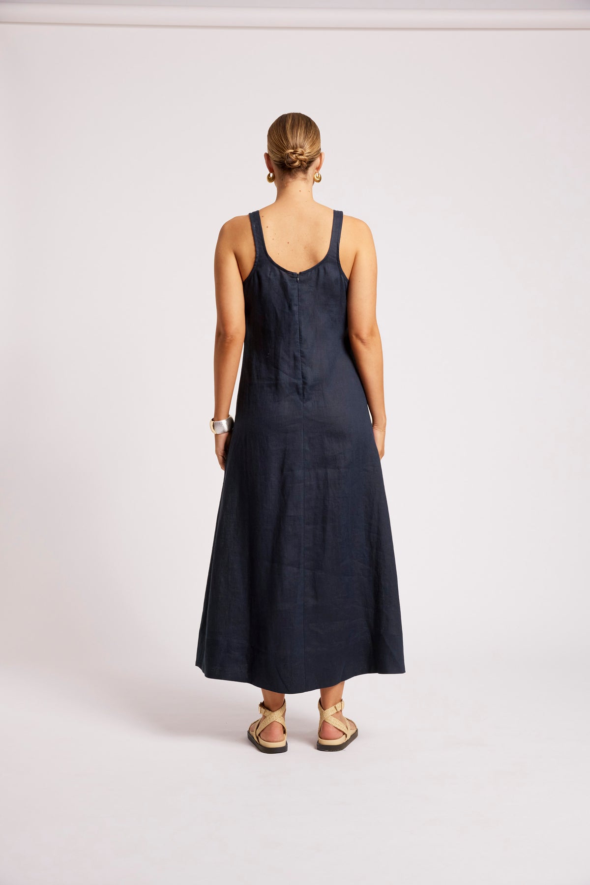 Cove Tank Maxi Dress from Eb+Ive - Navy