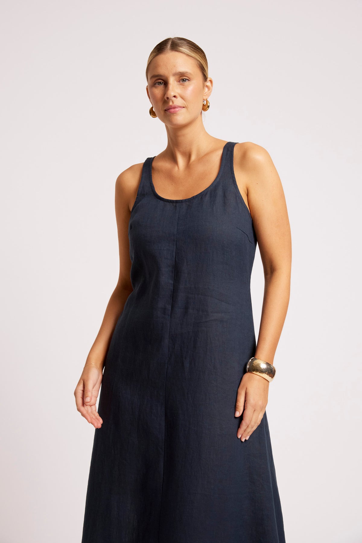 Cove Tank Maxi Dress from Eb+Ive - Indigo