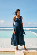 Cove Tank Maxi Dress from Eb+Ive - Indigo