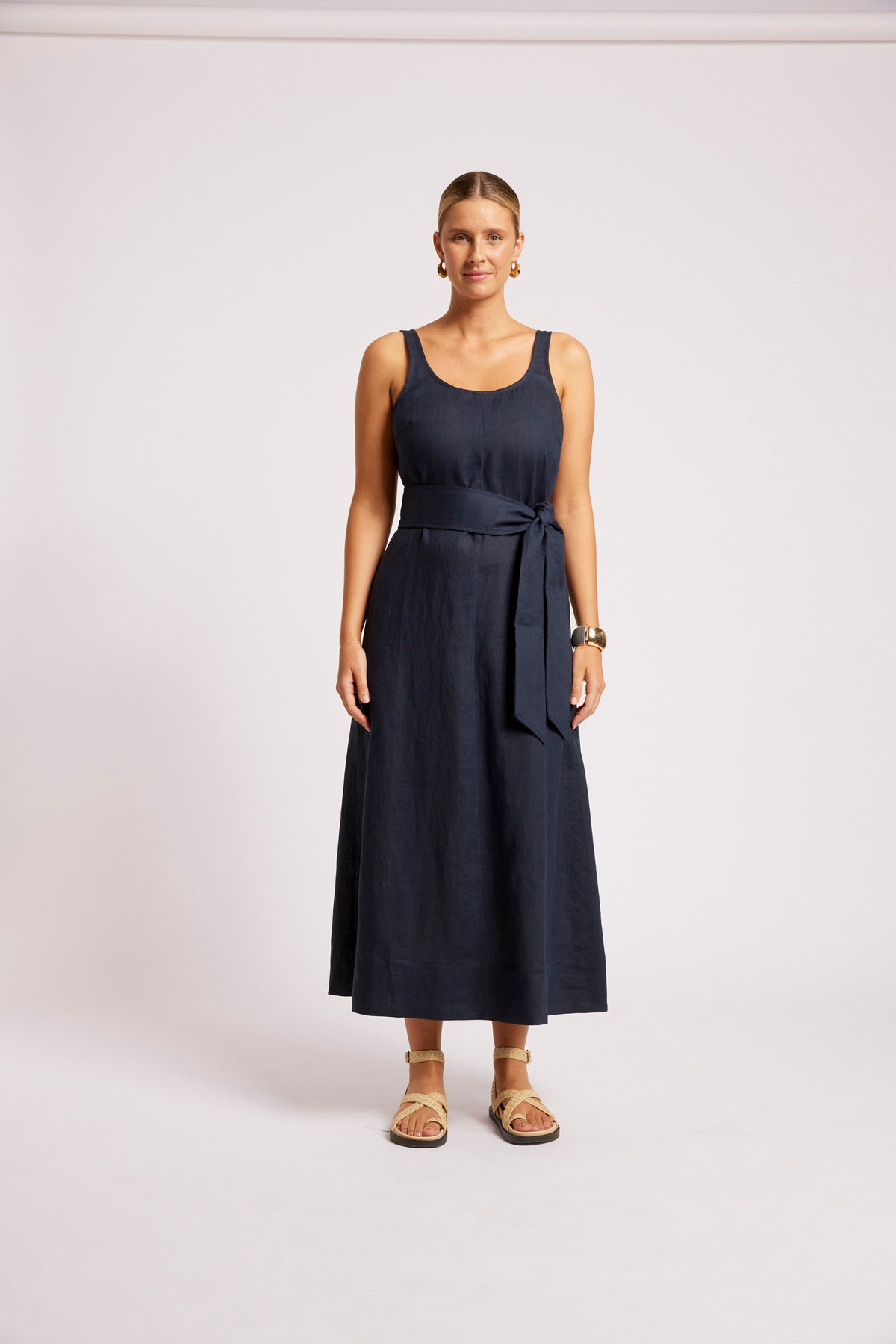 Cove Tank Maxi Dress from Eb+Ive - Indigo