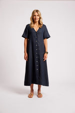 Cove Linen Maxi Dress from Eb+Ive