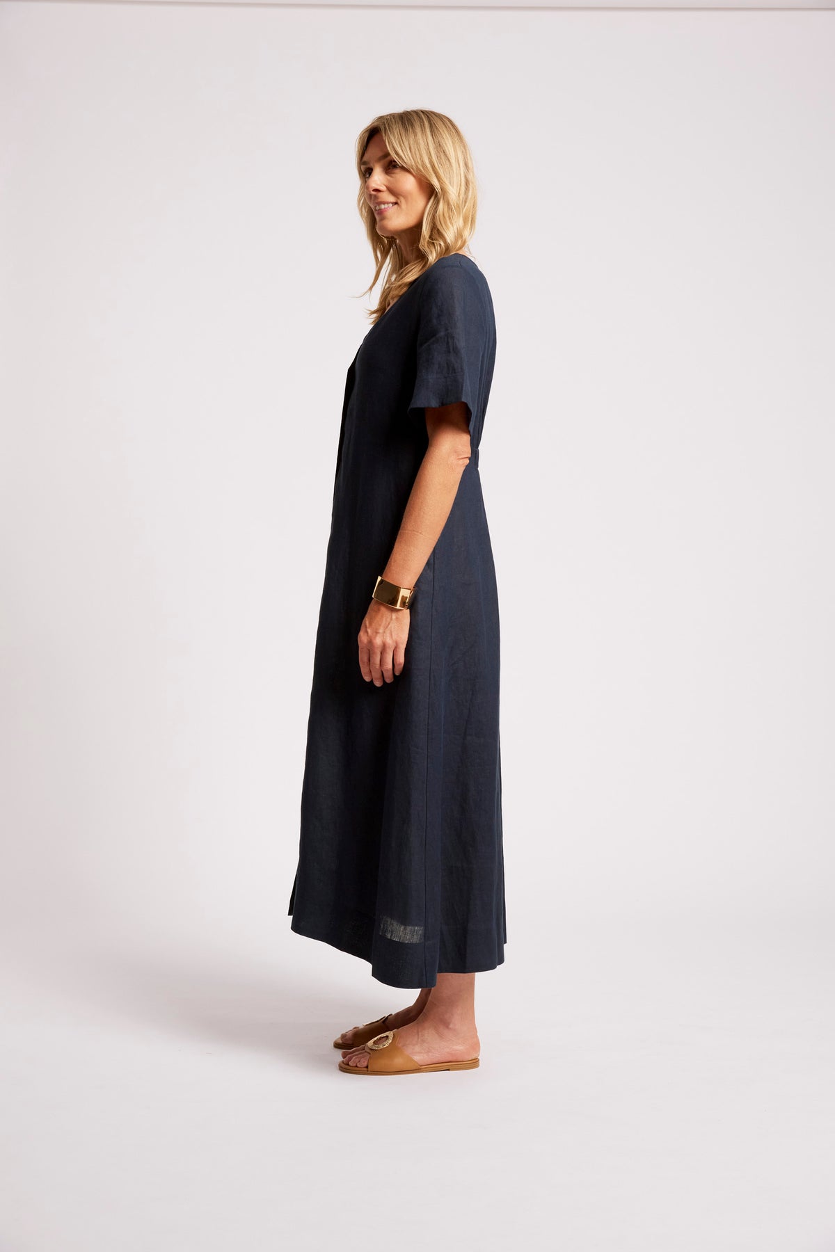 Cove Linen Maxi Dress from Eb+Ive