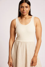 Maris Tank Maxi Dress from Eb+Ive - Tusk Colour