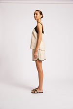 Maris Splice Tank from Eb+Ive - Tusk/Black