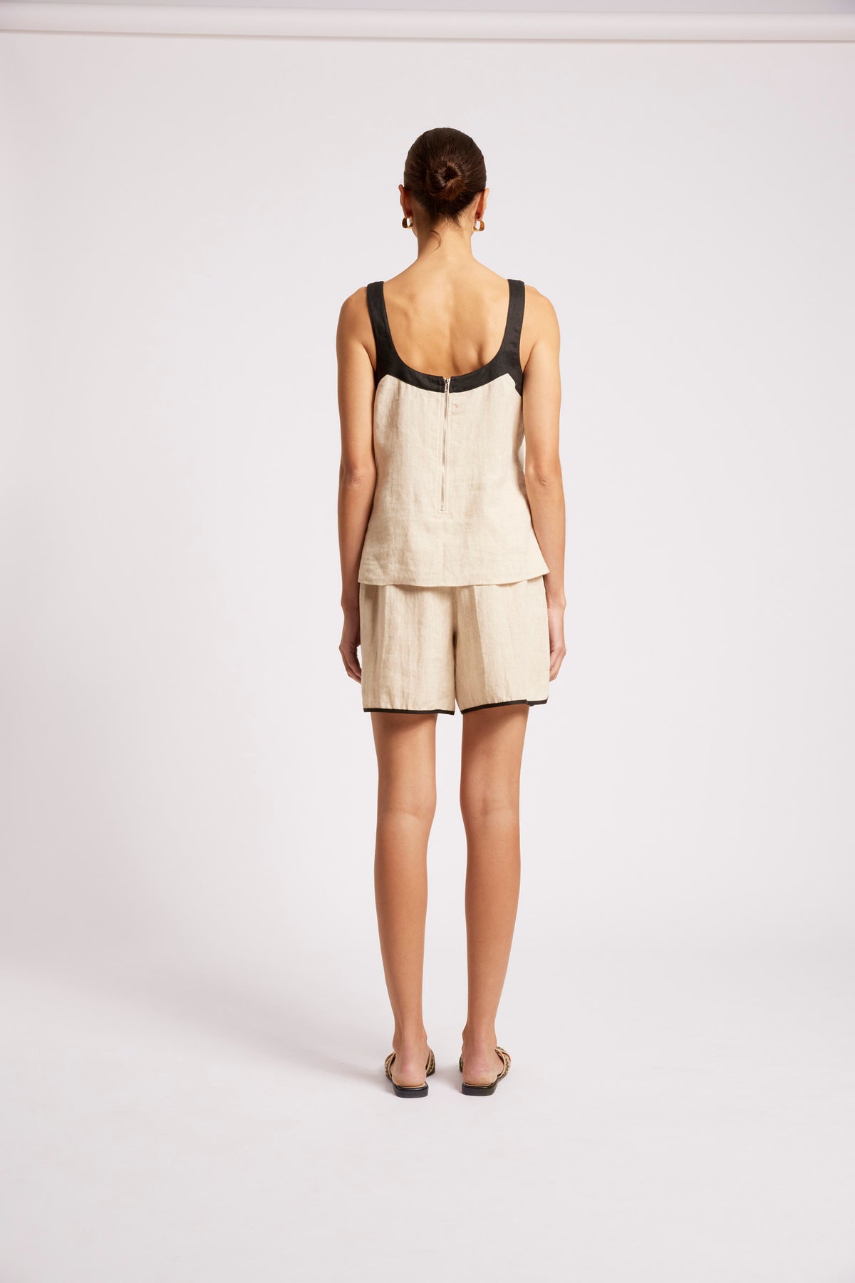 Maris Splice Tank from Eb+Ive - Tusk/Black