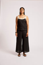 Maris Splice Tank from Eb+Ive - Black/Tusk