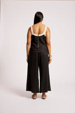 Maris Splice Tank from Eb+Ive - Black/Tusk