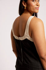 Maris Splice Tank from Eb+Ive - Black/Tusk