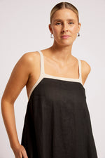Maris Splice Tank Maxi Dress - Black/Tusk