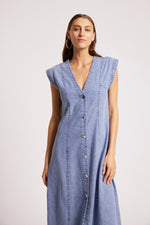 Dusk Denim Maxi Dress