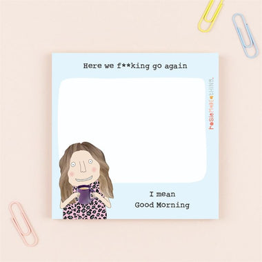 Rosie Made a Thing - Here We Go - Sticky Jot Pad