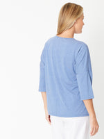 Travel Stripe Top - Blue Stripe