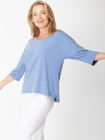 Travel Stripe Top - Blue Stripe
