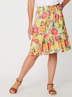 Luna Sky Citrus Shoestring Top
