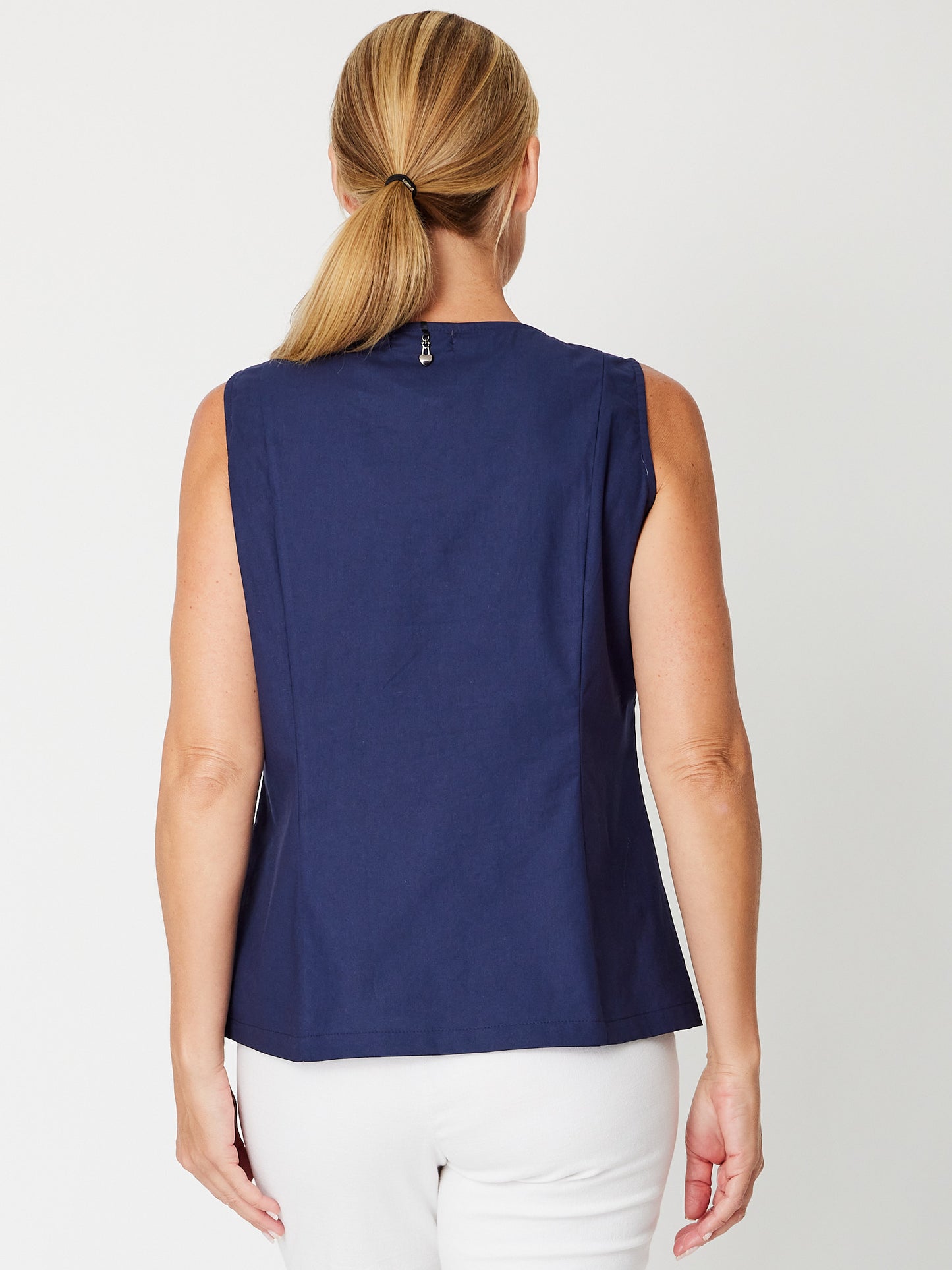 Luna Sky Linen Panel Top
