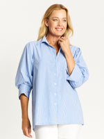 Puff Tunic Stripe shirt - Ink/White