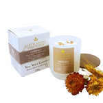 Earth Spring Embrace Handcrafted Soy Candle with crystals