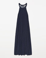 Yerse Barcelona Navy Halter neck dress