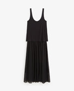 Yerse Barcelona Black layered Camisole Dress