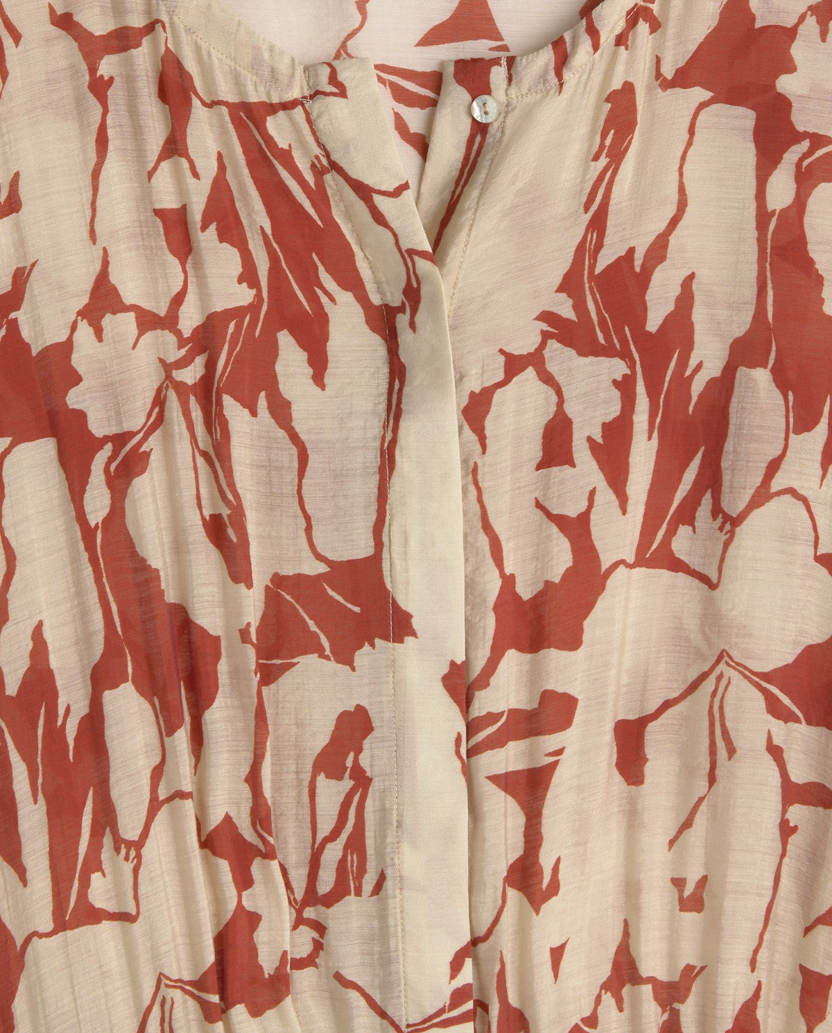 Yerse Barcelona Flowy print Gauze Midi Dress