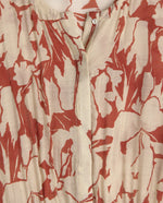 Yerse Barcelona Flowy print Gauze Midi Dress