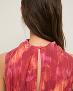 Yerse Barcelona Long Halter dress with Bow
