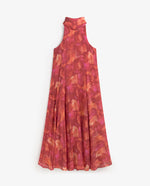 Yerse Barcelona Long Halter dress with Bow