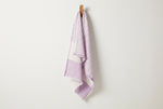 Striped Linen-Cotton Foulard scarf - Yellow Stripe