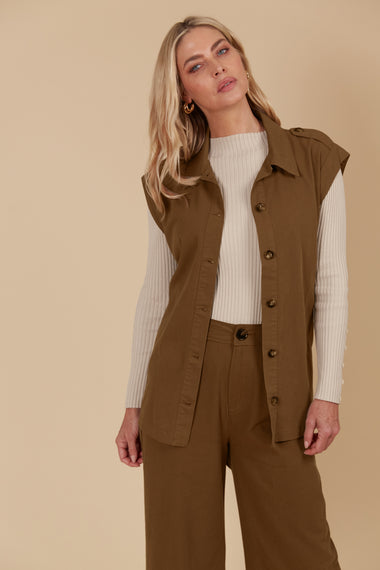 Freya Pant - Toffee colour