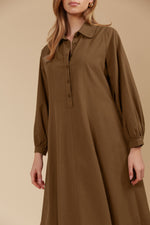 Freya Dress - Toffee colour