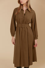 Freya Dress - Toffee colour