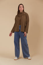 Tala Knit Shirt - Toffee Colour