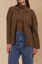 Tala Knit Shirt - Toffee Colour