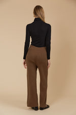 Tala Knit Pant - Toffee colour