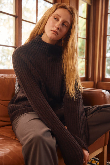 Miru Jumper from Isle of Mine - Chocolate colour